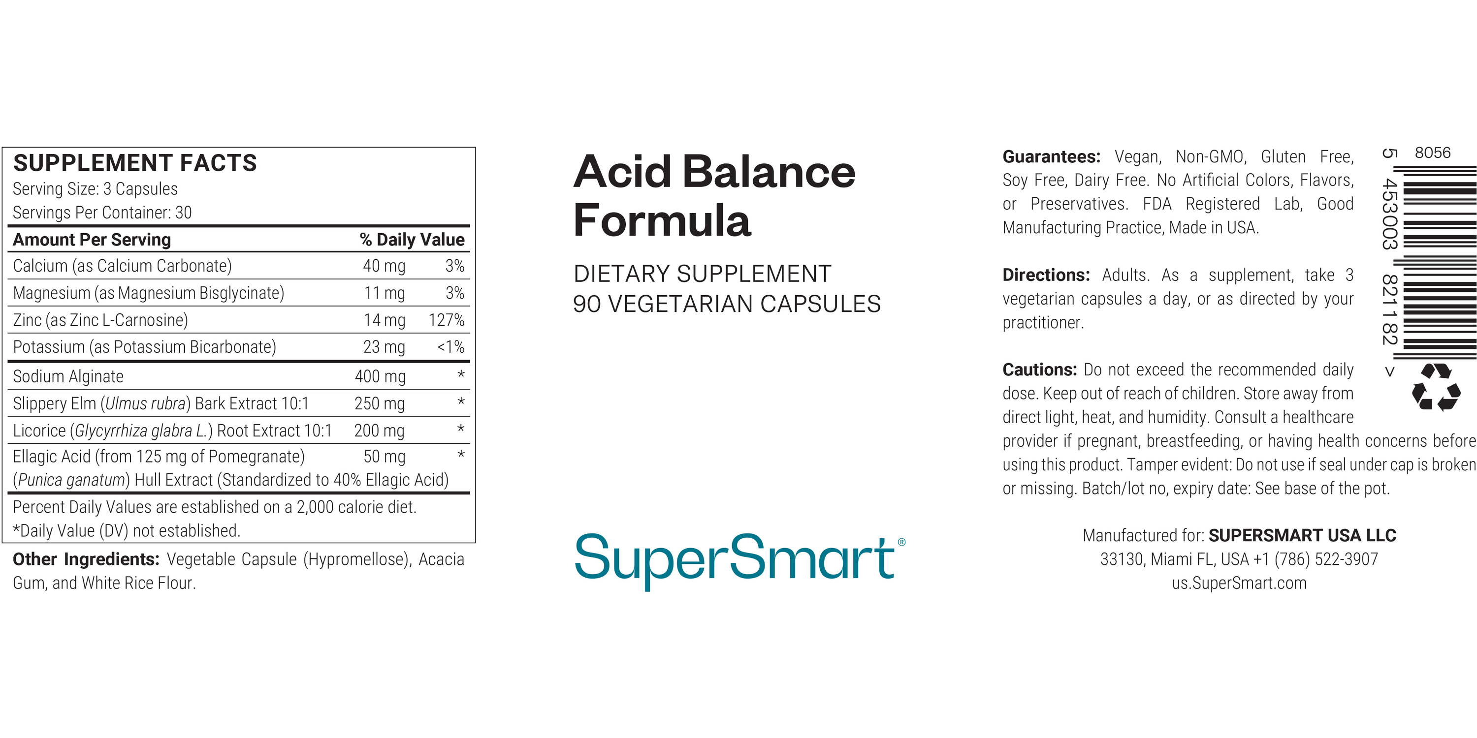 Suplemento Acid Balance Formula