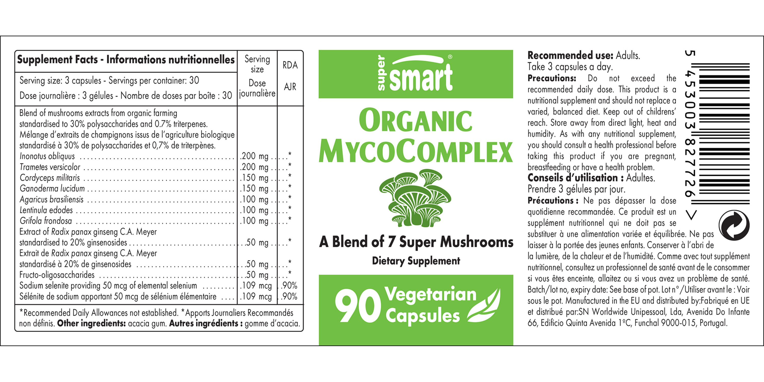 Organic MycoComplex Supplement