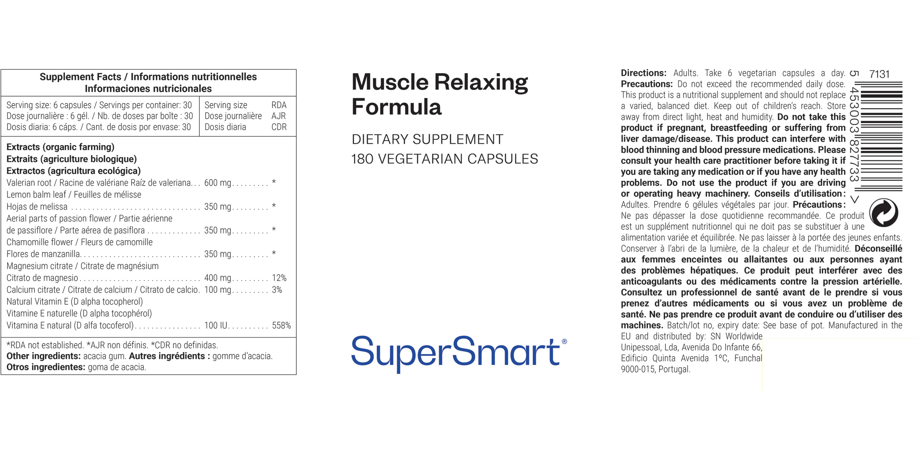 Muscle Relaxing Formula