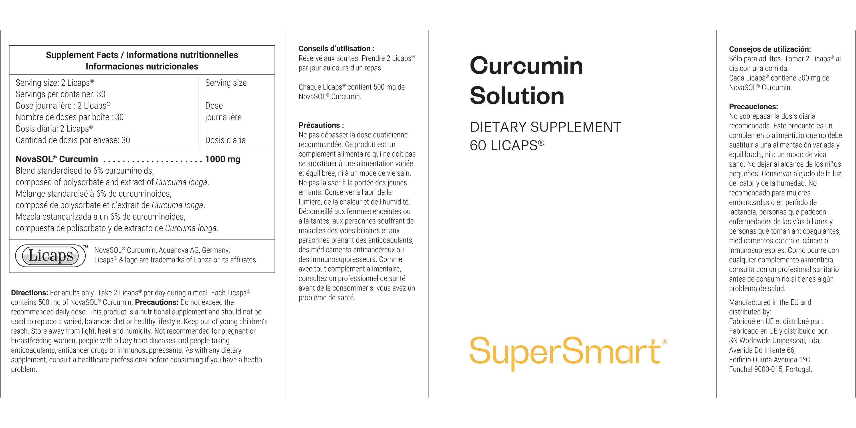 Curcumin Solution Supplement