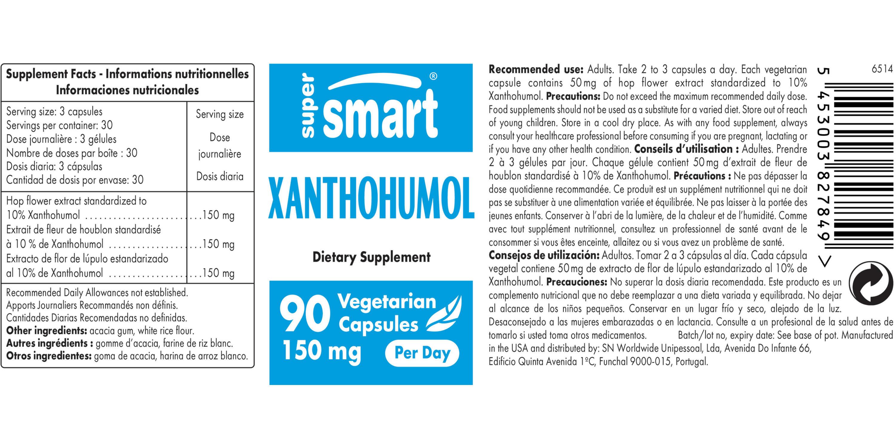 Suplemento Xanthohumol