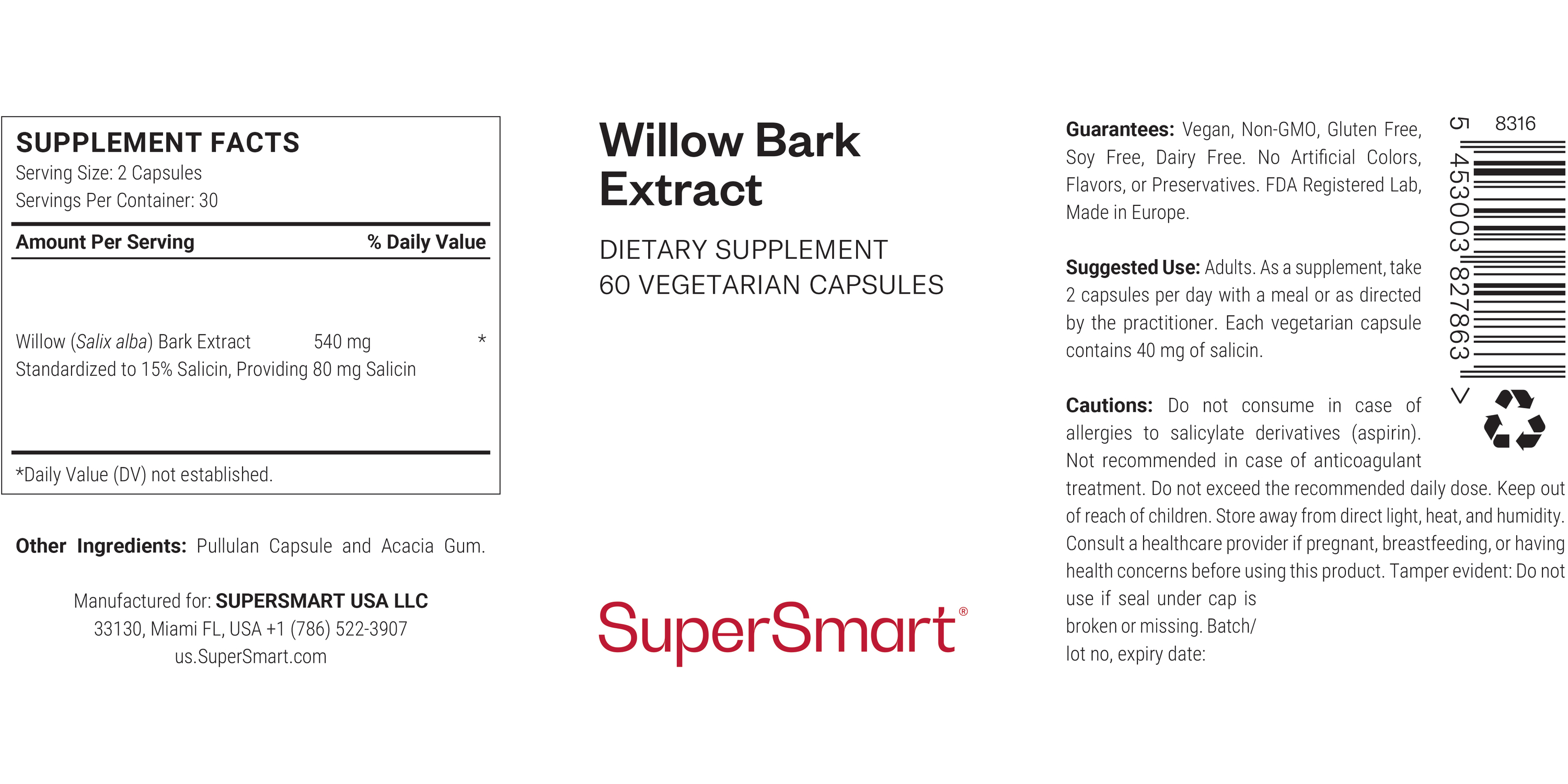 Willow Bark Extract