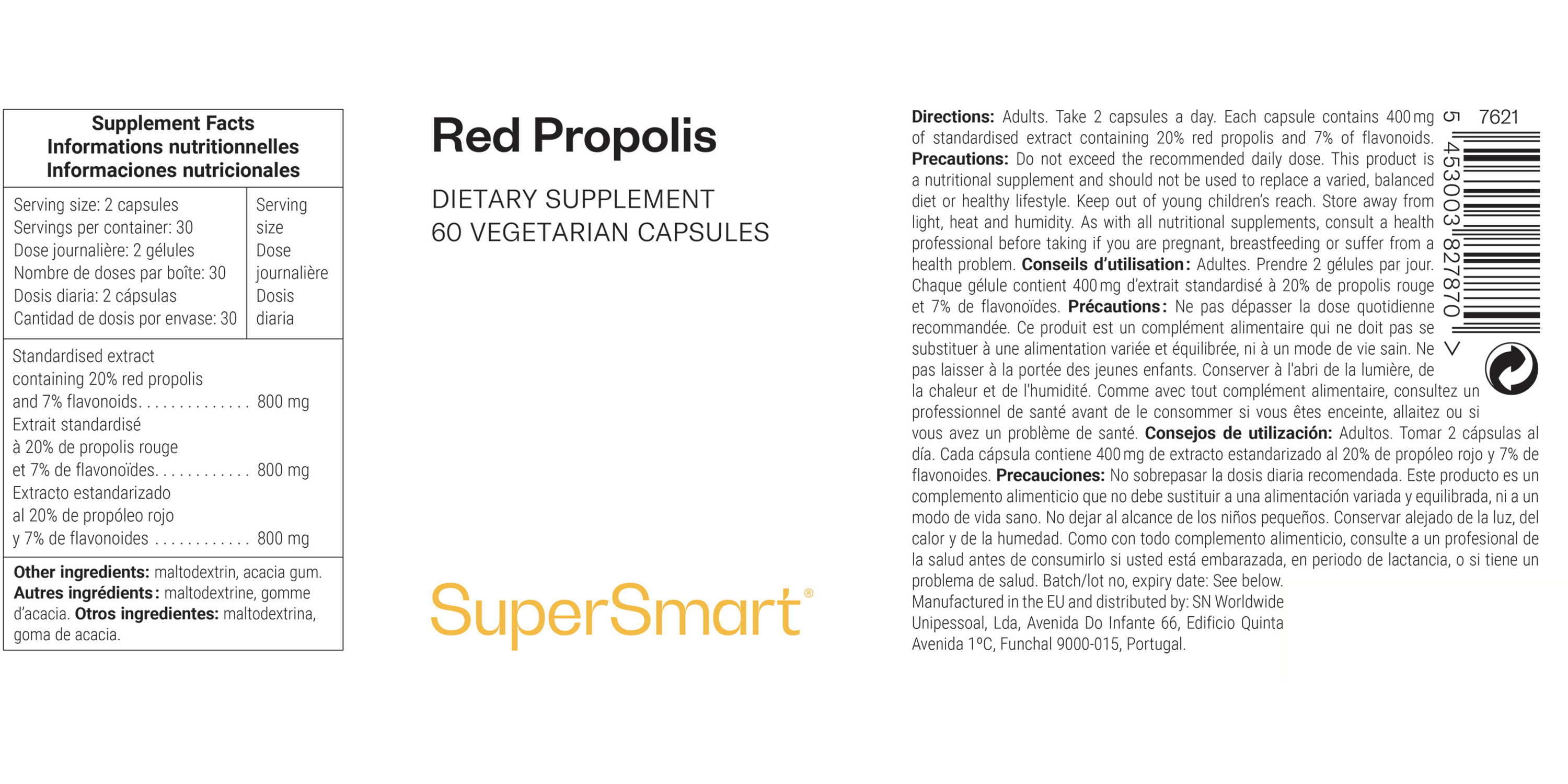 Red Propolis Supplement