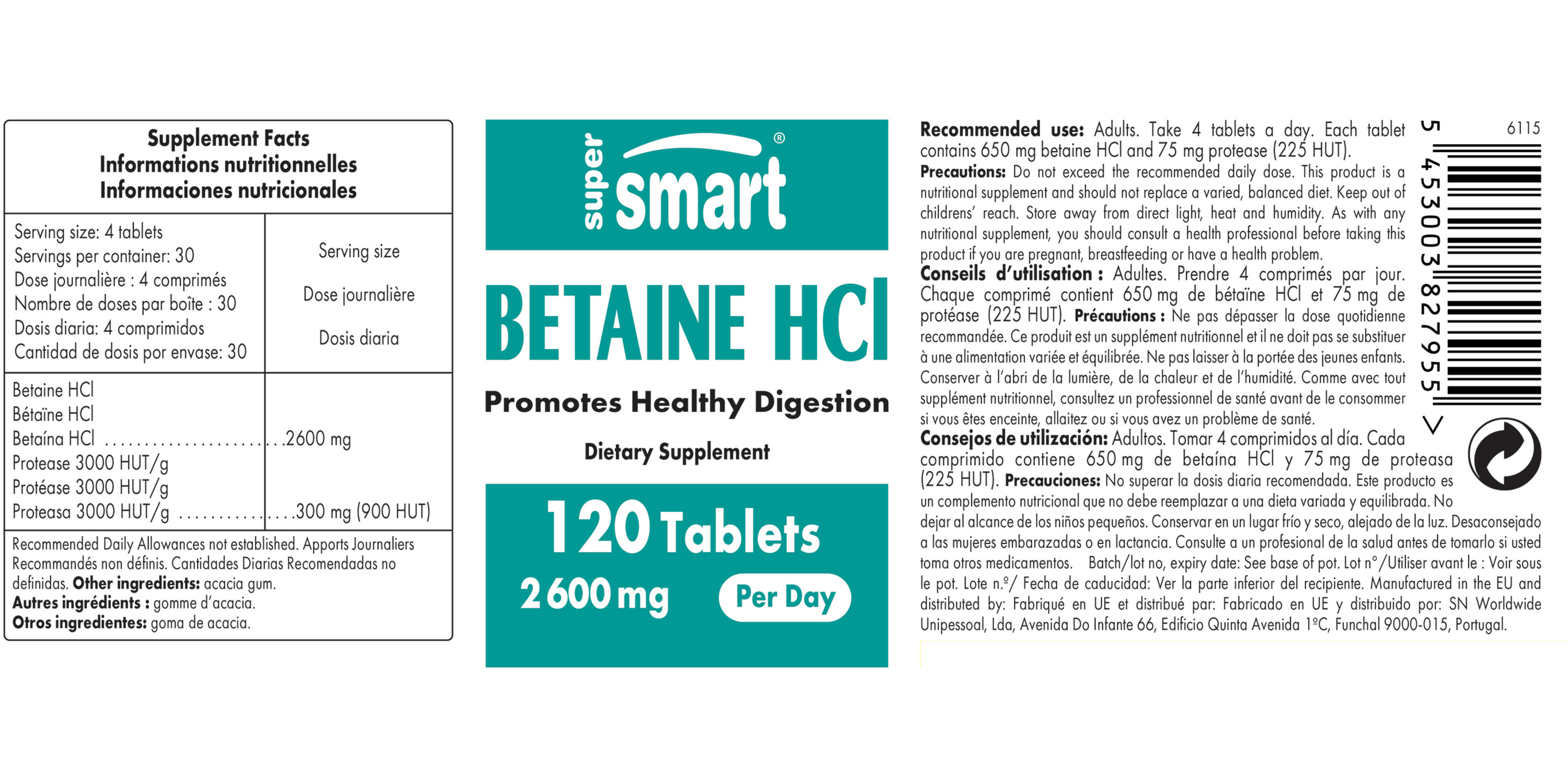 Betaine HCl Supplement 