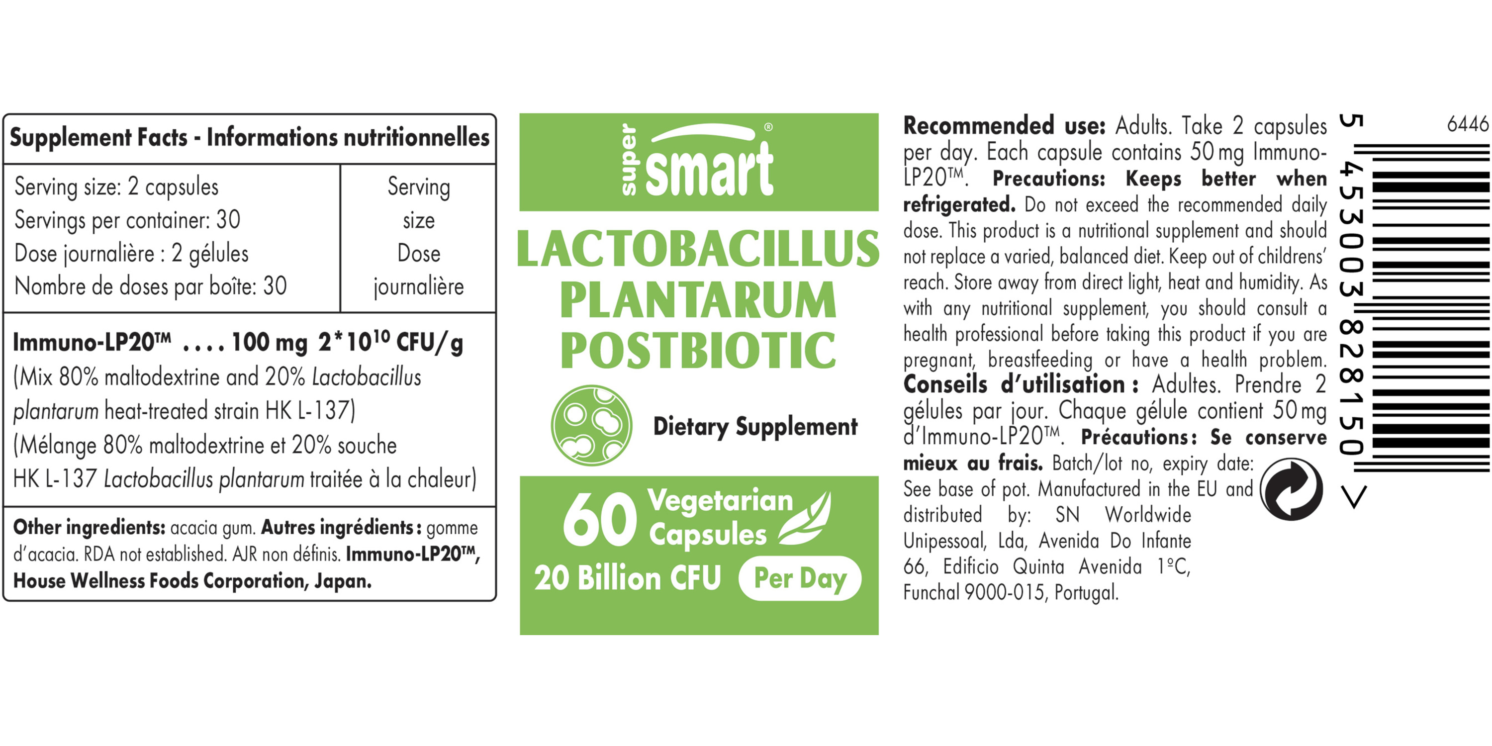 Lactobacillus Plantarum Postbiotic