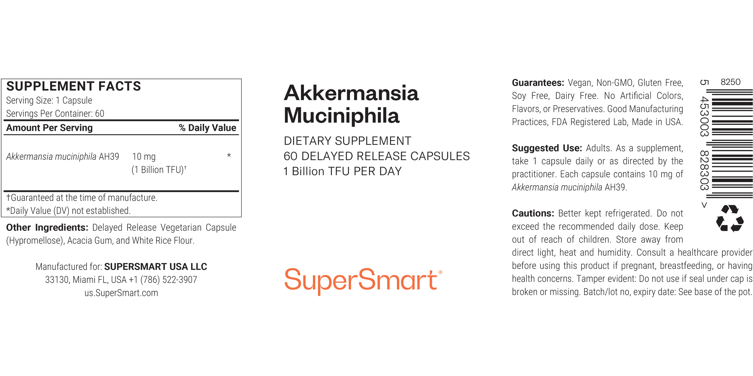 Complément Akkermansia Muciniphila Postbiotic