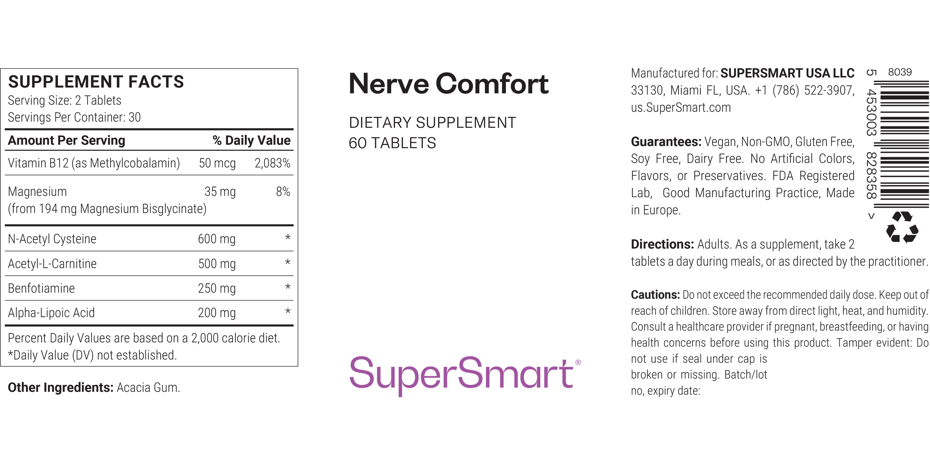 Apoyo nutricional para la salud nerviosa general y el bienestar diario*