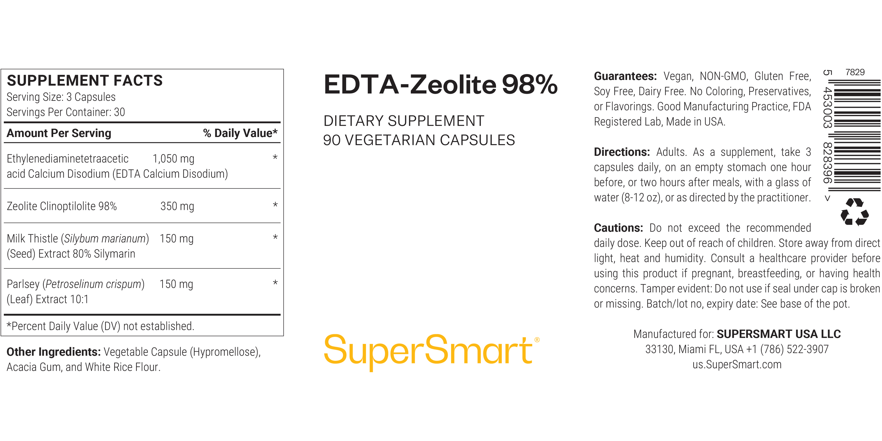 EDTA-Zeolite 98% Supplement