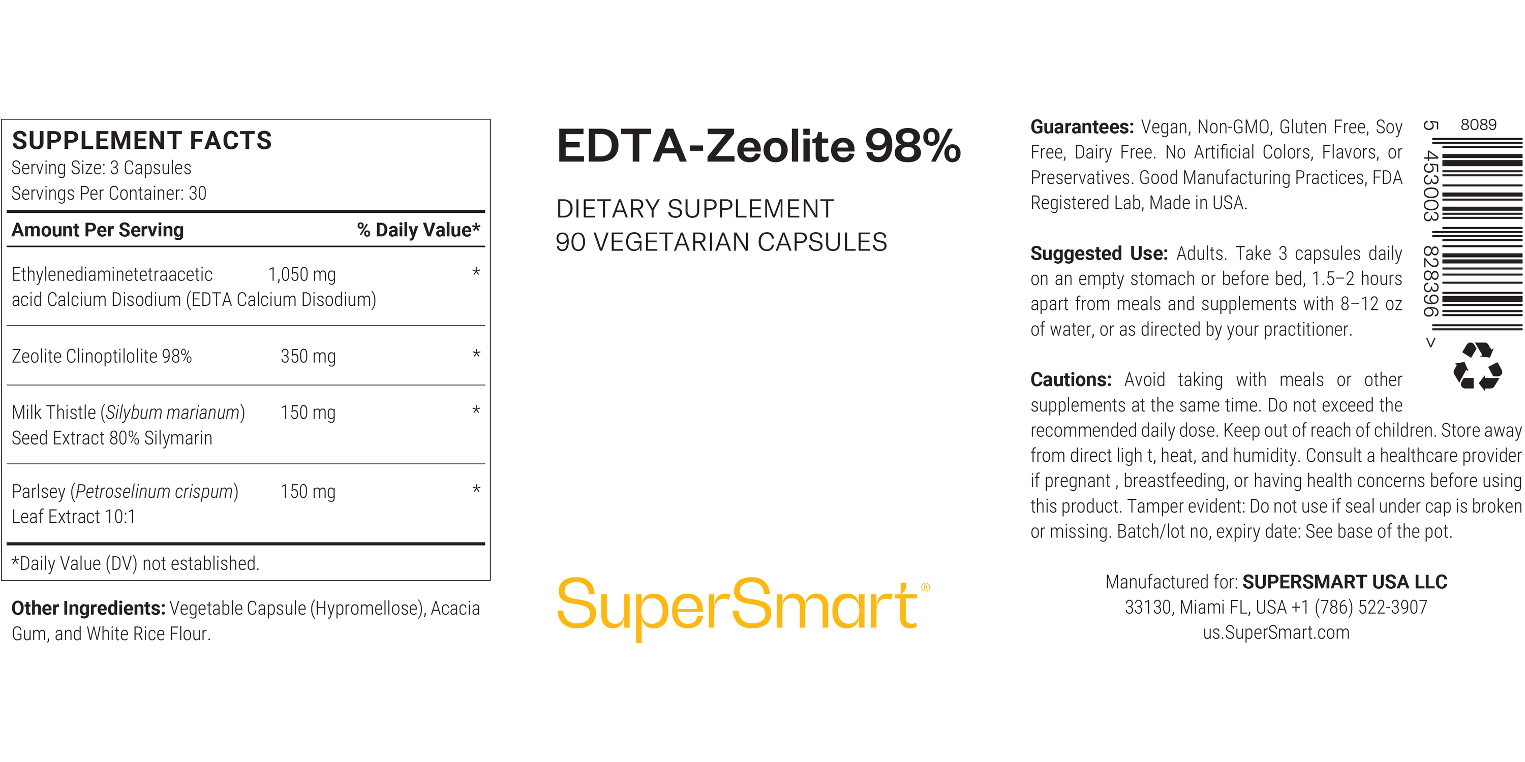 Complément EDTA-Zeolite 98%