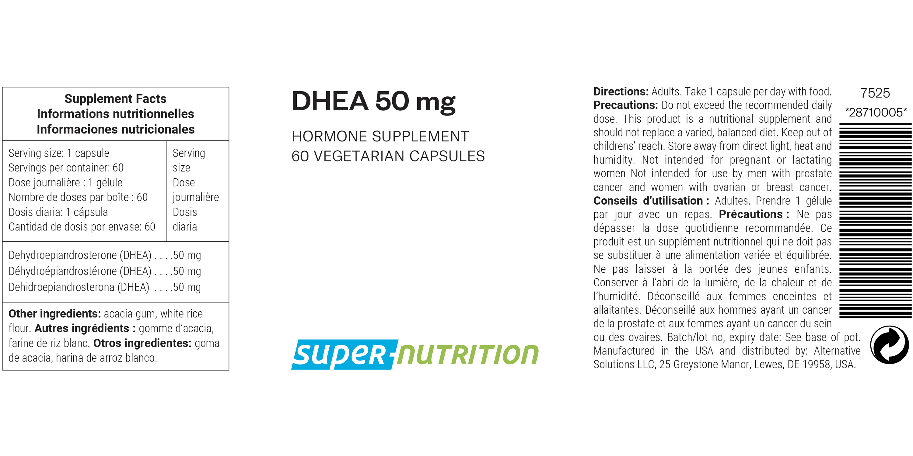 DHEA 50 mg 60