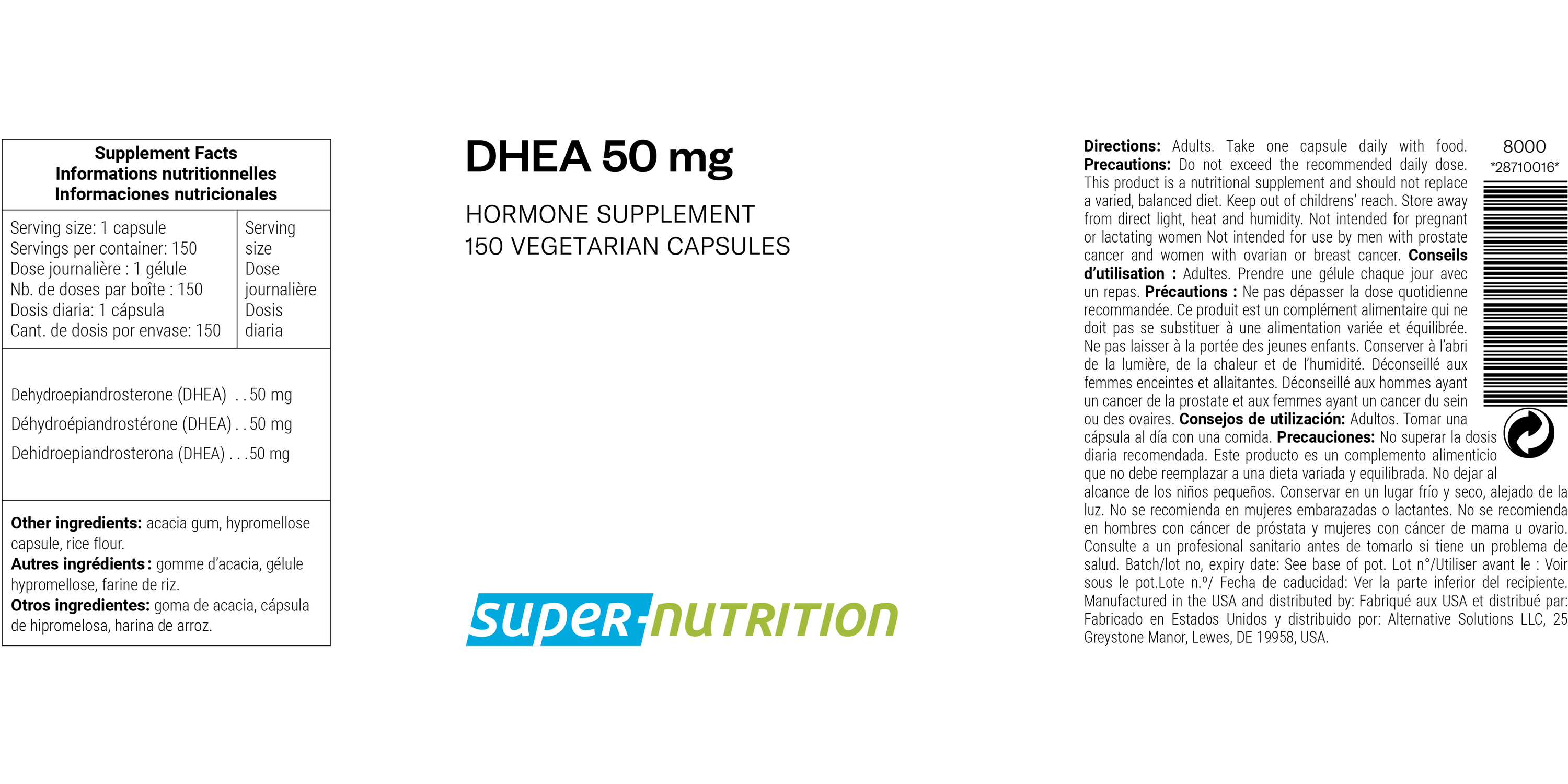 DHEA 50 mg 150