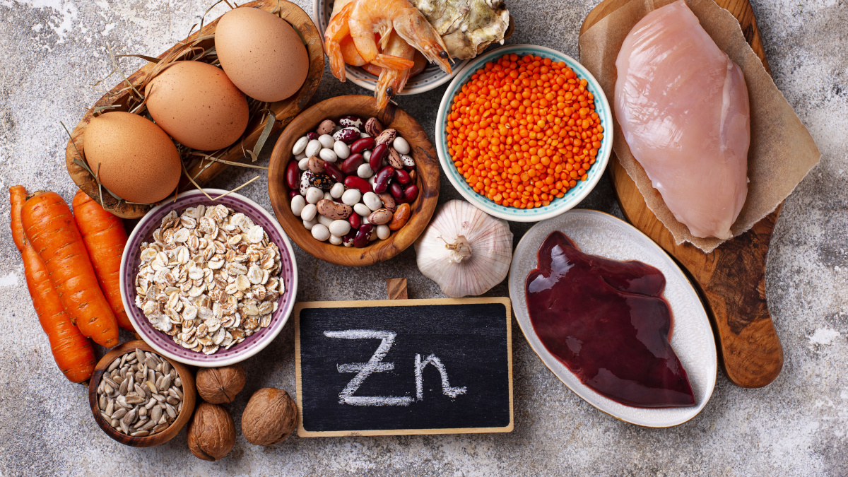Aliments contenant du zinc, abats, fruits de mer et viande
